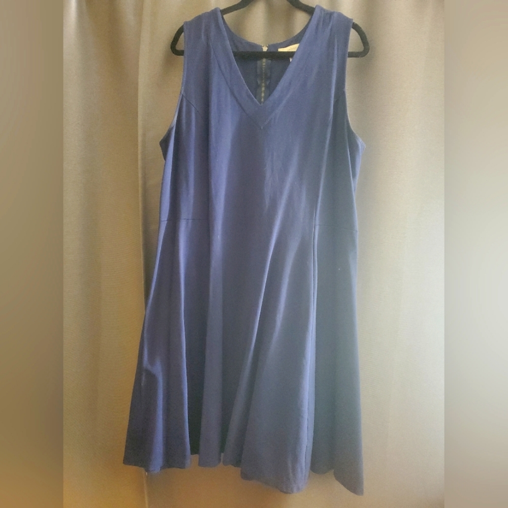 18w Sejour navy blue dress